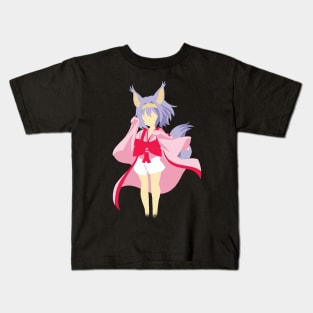 Anime Cat Girl Kids T-Shirt